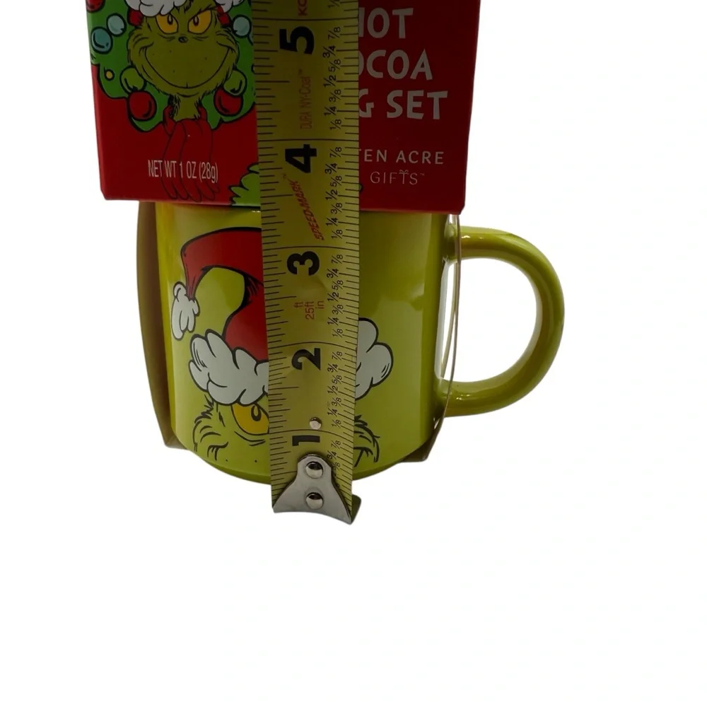 THE GRINCH HOT COCOA MUG SET – TEN ACRE GIFTS 2024 NEW IN BOX